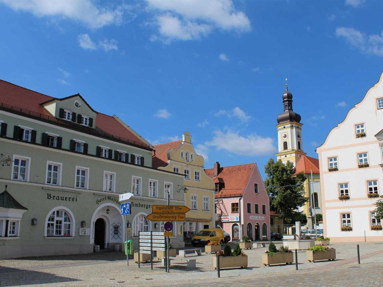 Hotel Brauereigasthof Amberger Kosching Екстер'єр фото